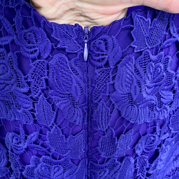 Purple Cocktail Dress - Picture 6 of 7